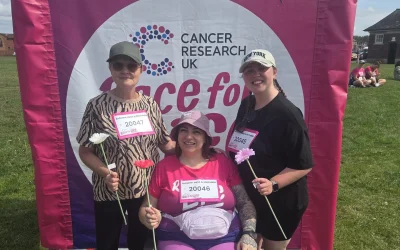 Autumn, Michaela & Jane Cross the Finish Line for Cancer Research UK